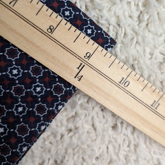 Bruno* Men's Short Sleeve Button Down Straight Hem BOHO Print Shirt~ Size‎ XL - Picture 9 of 11